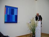 Professor Heinz Mack bei der Festansprache