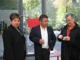 Ramón Cerezo bei der Vernissage