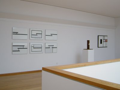 Erwin-Josef Speckmann: Bilder der Serie "Japan", Skulptur "Schmerz" und "Romanik # 55"