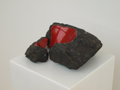 Beat Kriemler: Skulptur "Earth on Fire"