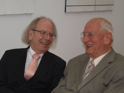 E.-J. Speckmann und R. Phleps bei der Vernissage