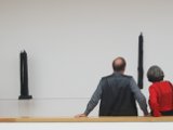 Christian Lapie: Skulpturen "Die Durchsichtigkeit	der Schatten" und "Angesichts der Stille"
