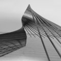 Gunter Frentzel: o.T., Skulptur aus 67 Vierkant-Metallstäben