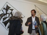 Jens J. Meyer im Gespräch mit Besucherinnen