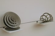 Roland Phleps: Doppelspirale, arithmetisch, schwingend und Doppelspirale, arithmetisch, horizontal