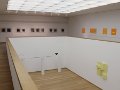 Blick in die Ausstellungshalle mit Werken von Hellmut Bruch, Gerhard Frömel und István Haász