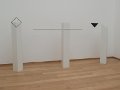 Gerhard Frömel: Stelen mit Wandbezug (Auszug aus Ladenburger Installation 2011)