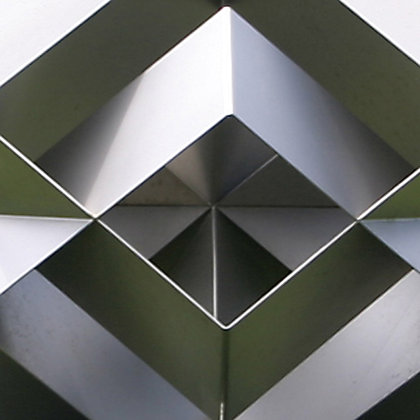 Henk Rusman: Struktur aus sechs Quadraten (Detail)