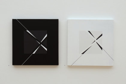 Erwin Steller: Linienfragment Komposition S und W