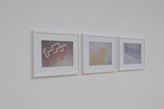 Helga Weihs: Zeichnungen "REBUILD/AXONA"