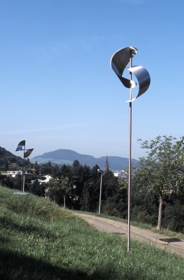 Roland Phleps - Ellipsenpaar am Mast, gegenständig, gerundet