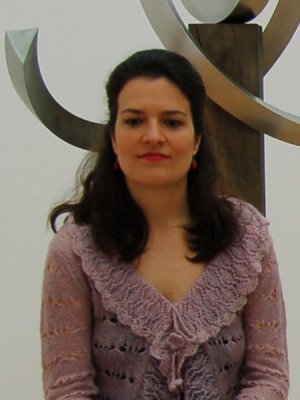 Anne L'Espérance, Sopran, singt italienische Arien des Frühbarock in der Skulpturenhalle in Freiburg