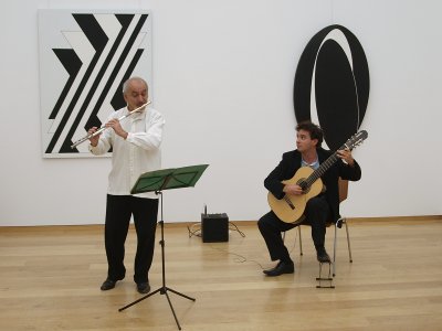 Antonio Carrasqueira, Flöte, und Guilherme Sparrapan Muniz, Gitarre