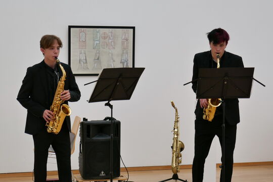 Saxophon Duo K. Ryding und M. Kirschke
