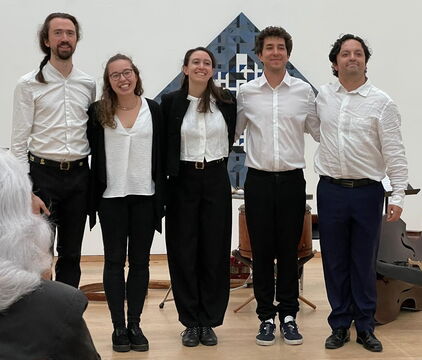 Konzert "Jodel Goes South!", eine Kollaboration von wilderbluescht und dem Ensemble Tammurriata